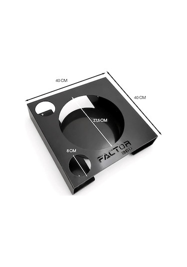 Factor360 Metal Kova Taşıyıcı Detailing Bucket Dolly Tekerlekli Stand