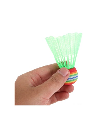 Vkemall 12'li Renkli Eva Malzeme Çocuk Badminto Topu Seti - Eğitim Ve Eğlence İçin Dayanıklı Renkli Kalplerle