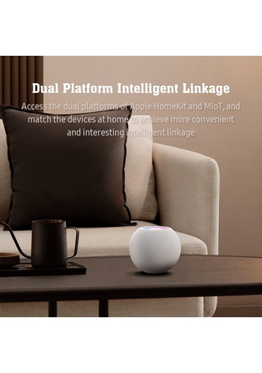 Geeksen Aqara E1 Akıllı Zigbee Duvar Anahtarı - Çift Tuşlu, Uzun Pil Ömrü, Ev Otomasyonu