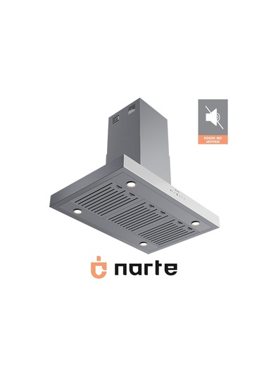 Narte HI30190W 90 CM Beyaz Ada Tipi Davlumbaz