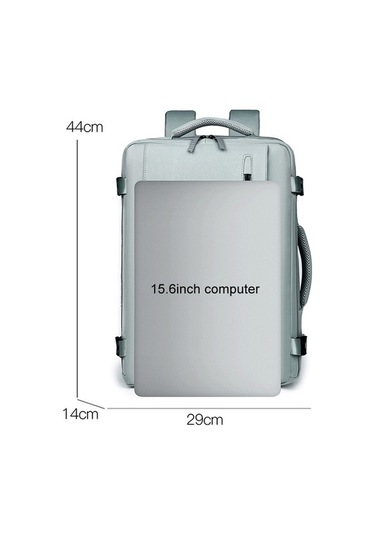 Tongxida Weıxıer B722 Modern Tasarım Büyük Kapasiteli Seyahat Çantası Açık Mavi Açık Mavi