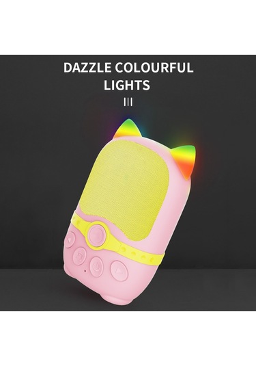 Jokmae 4 Yaş+ Çocuklar İçin Müzikli Çift Yönlü İletişim Cihazı Pembe+mavi - 500-1000m Mesafe, Bluetooth Hoparlör, 10 Saat Konuşma