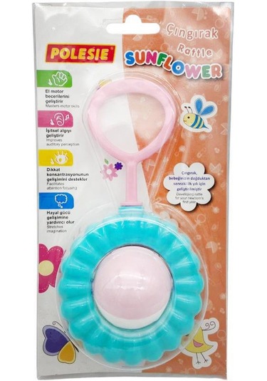 Polesie Bebekler İçin Oyuncak Çıngırak Blister "ayçiçeği" 001