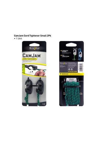 Nite Ize Camjam Kordonlu Küçük Sabitleyici /Germe Ipi 2Li - 370Cm Çok Renkli