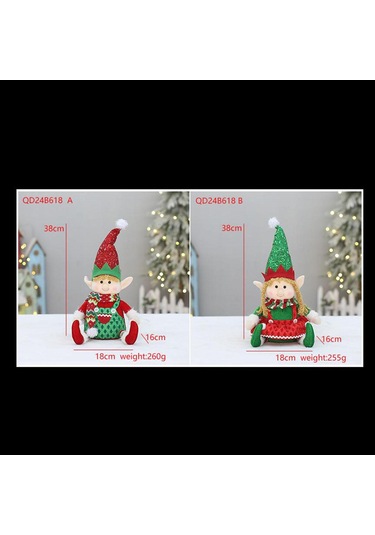 Suntek Yılbaşı Elf Bebek El Sanatları Dekorasyonu Stil-c