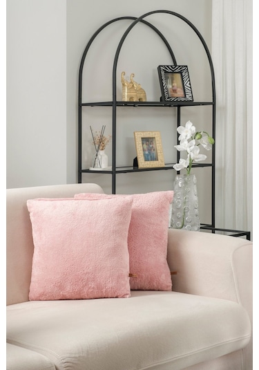 Pudra Wellsoft 2'li Hediyelik Dekoratif Kırlent Kılıfı 44x44 Cm