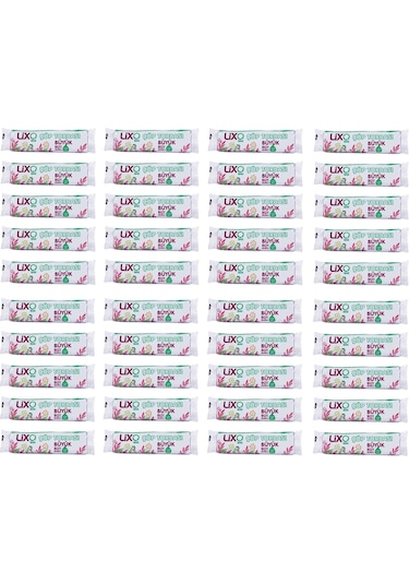 Lixo Büyük Boy Çöp Torbası 65x80 Cm 10lu Rulo x 40 Paket 400 Adet