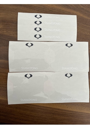 Ssangyong Marka Araçlar İçin Kapı Kolu Çizik Önleyici 8'li Set