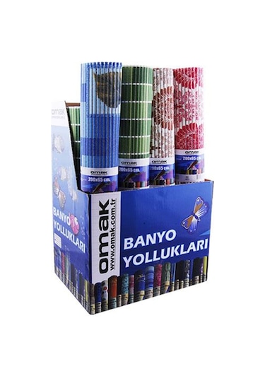 Omak Banyo Yollukları Kaydırmaz Çok Renkli