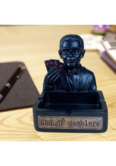 Homyl Kumarbazlar Küllük Puro Sigara Kül Tablası Siyah