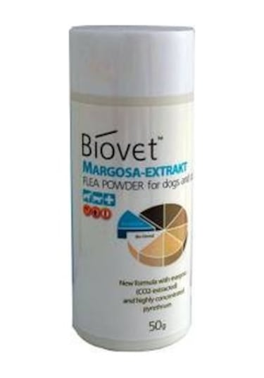 Biovet Bitkisel Kedi Köpek Pire Uzaklaştırıcı Toz 50 G