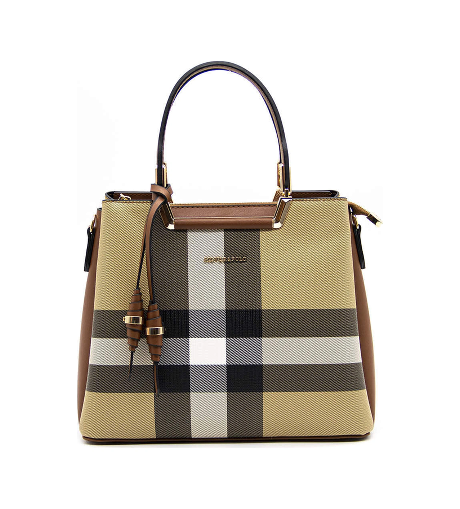 Silver Polo Kadın El Ve Çapraz Çanta 969 Bej - Taba