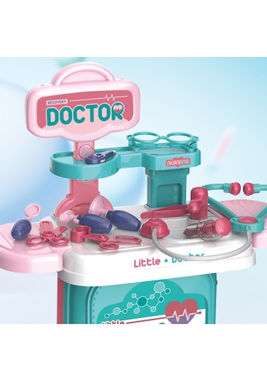 Ogi Mogi Toys Doktor Oyun Seti Eğitici 2 Si 1 Arada Sırt Çantası