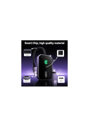Xo Is Beauty Cz016 Kablosuz Carplay Adaptörü, 6 Ve Ile Üzeri Uyumlu, Usb Bağlantılı, Wi-fi + Bluetooth, Sesle Kontrol