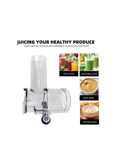 Xurunkeji Omega Sıkacağı İçin Meyve Suyu Aparatı, Sızdırmaz Nozul Kapağı İle Büyük Çaplı Yavaş Hız, Omegae 8006 8003 8051 İçin Şeffaf