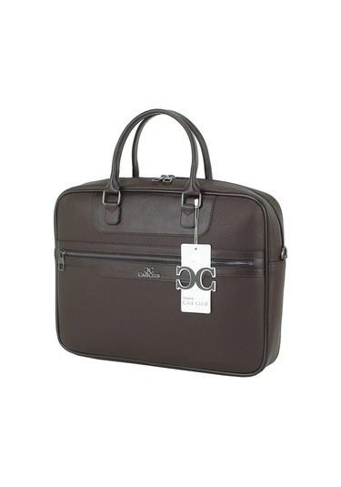 Case Club 2208 Evrak Çantası 15.6 İnç Laptop Bölmeli Omuz Askılı Busines Kahverengi