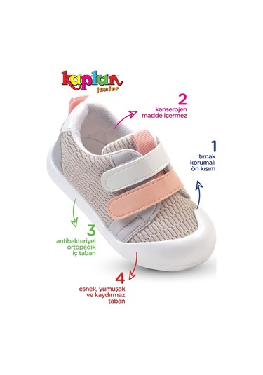 Kaptan Junior Kız Bebek Çocuk Ortopedik Ayakkabı Imlk 310