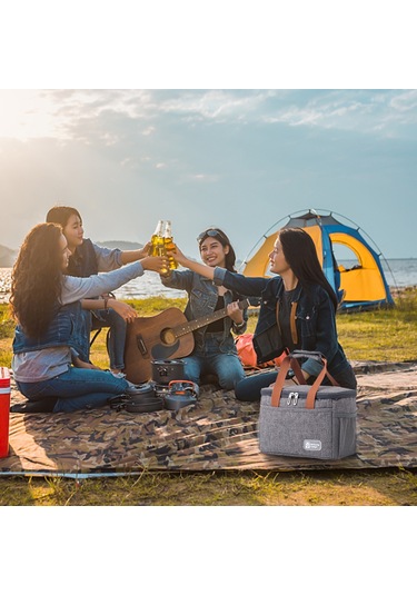 Yalıtımlı Gıda Dağıtım Çantası Su Geçirmez Yalıtımlı Market Depolama Çantası Alışveriş İş Piknik Kamp Isı Yalıtımlı Öğle Yemeği Kutusu Soğutucu Çanta Diğer