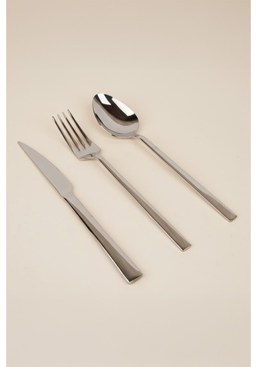 Masterchef 18 Parça Çatal Kaşık Bıçak Seti Gold Dafne Gümüş