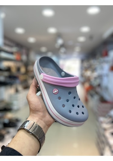 Akınalbella Akınal Bella Kadın Terlik Gri - Pembe