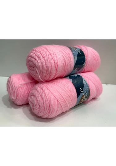 İhraç Fazlası Örgü İpi 600gr - Pembe