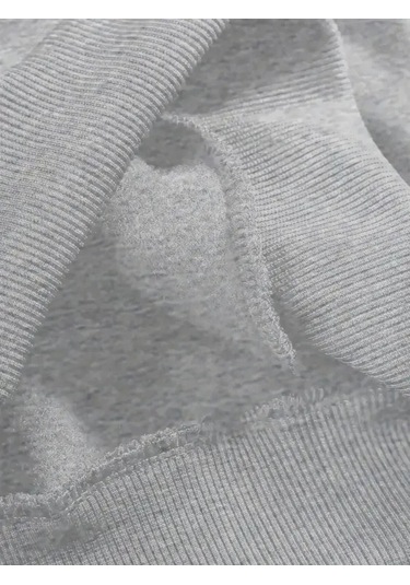 Kışlık Kapüşonlu Mickey & Minnie Mouse Sweatshirt Gri