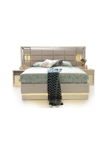 Delüx Mdf Bazalı Karyola Ve Başlık 160 x 200 CM