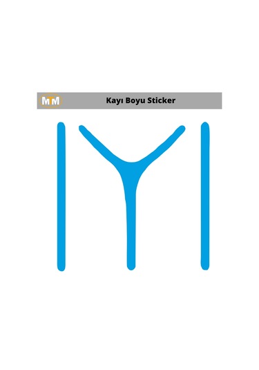 Kayı Boyu Oto Sticker 15 Cm