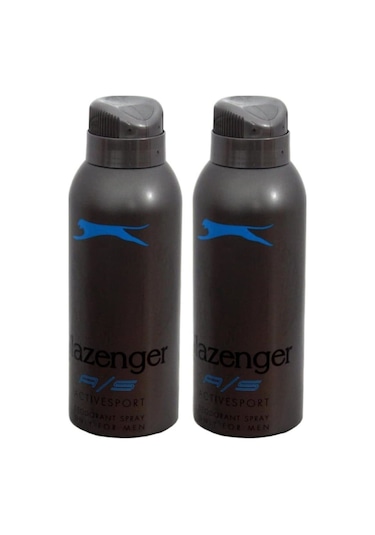 Slazenger Active Sport Mavi Erkek Deodorant 2 x 150 ML