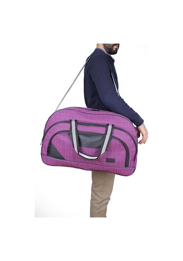 Strong Havlu Kumaş Büyük Boy Spor Seyahat Çantası Mor