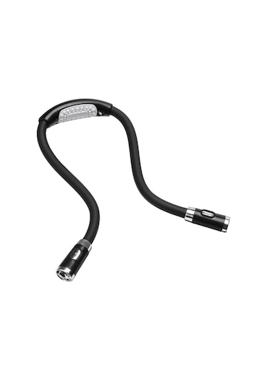 Jms Kitap Işığı Esnek Eller Serbest Led Boyun Işık Kucaklama Okuma Lambası Yenilik Led Gece Lambası El Feneri