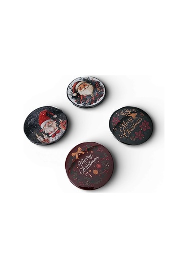 Yılbaşı Buzdolabı Magnet Seti No: 1 4 Adet Magnet