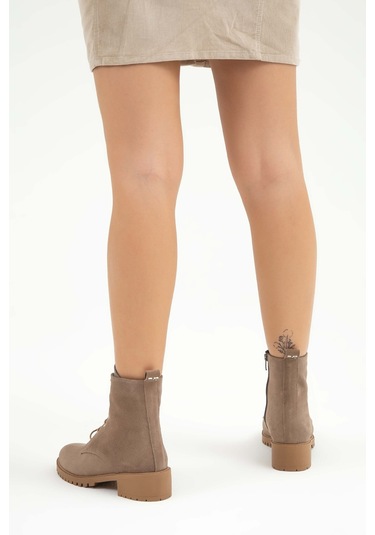 Tamer Tanca Kadın Hakiki Deri Vızon Suet Yrm Casual Bot 33 Tnc1996 Bn Bot Sk22/23 Vızon Suet Yrm Vizon