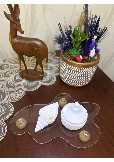 Sammwood Lüx Vip Şeffaf Organizer Takı Aromaterapi Pleksi Düzenle