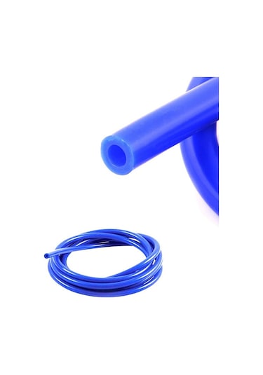 5mm Mavi Silikon Cam Suyu Sıcak Soğuk Su Hava Hortumu 1 Metre