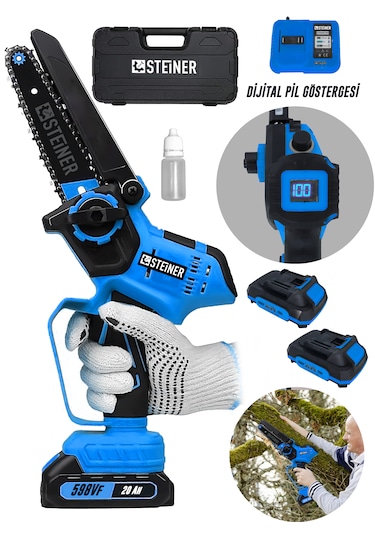 Steiner ST-598VF M Dijital Şarj Göstergeli Dal Budama Testeresi