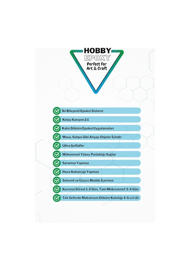 Ultra Şeffaf Tek Döküm Epoksi Reçine 15kg Set Masa Kalın Döküm