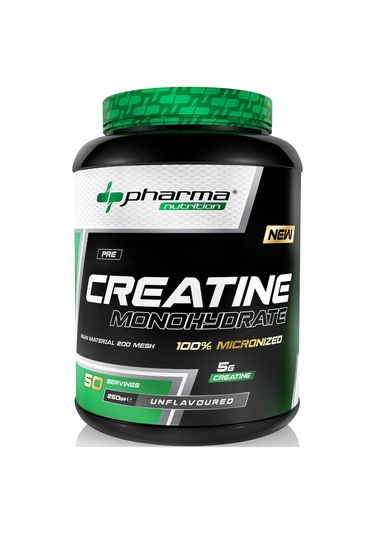 Pharma Nutrition Kreatin Monohidrat Creatine 250 G 50 Servis Micronized Creatine Monohydrate