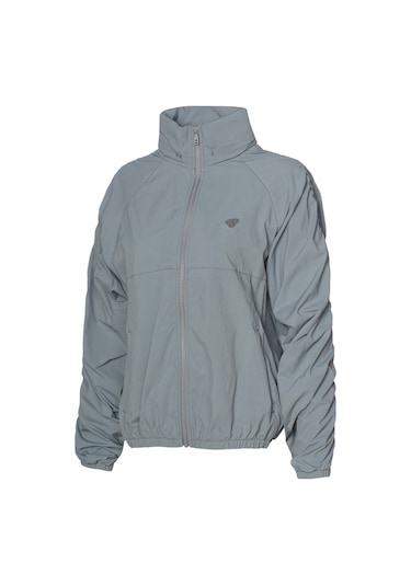 Hummel Berry Raıncoat Kadın Yağmurluk Gri Gri