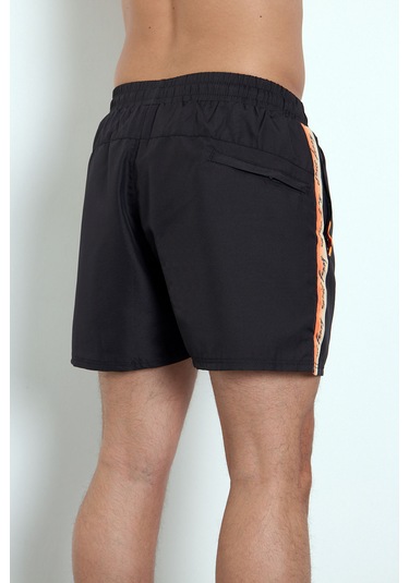 Enrico Ferry Erkek Siyah Cepli Hızlı Kuruyan Deniz Şortu Edy2512s
