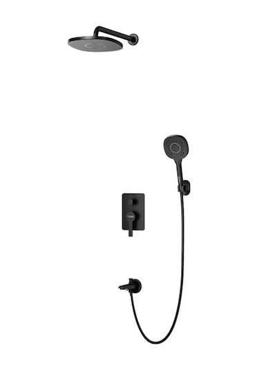 Armour Armatür Siyah Renk Ankastre Gömme Batarya Siyah