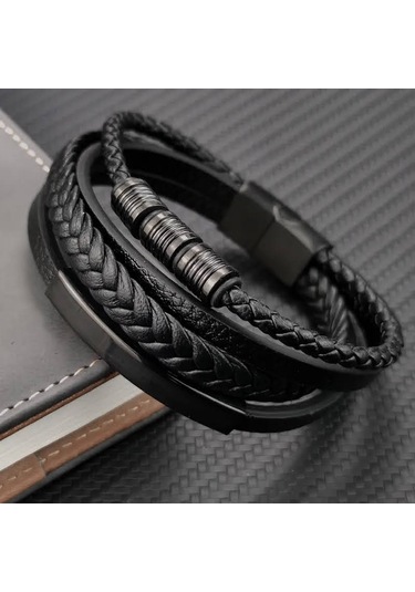 Gogoey Dbg9898 Erkek Deri Bileklik Çok Renkli