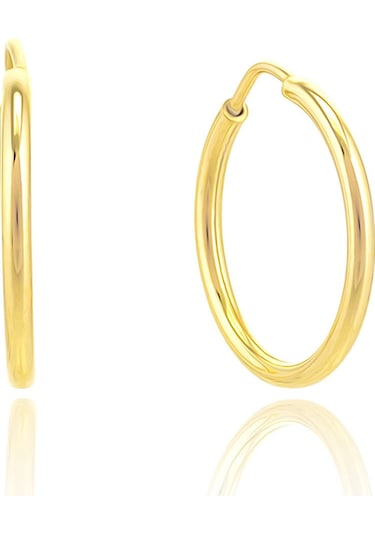 Moom Mücevherat Kadın 14 Ayar Altın Halka Küpe N11.15502