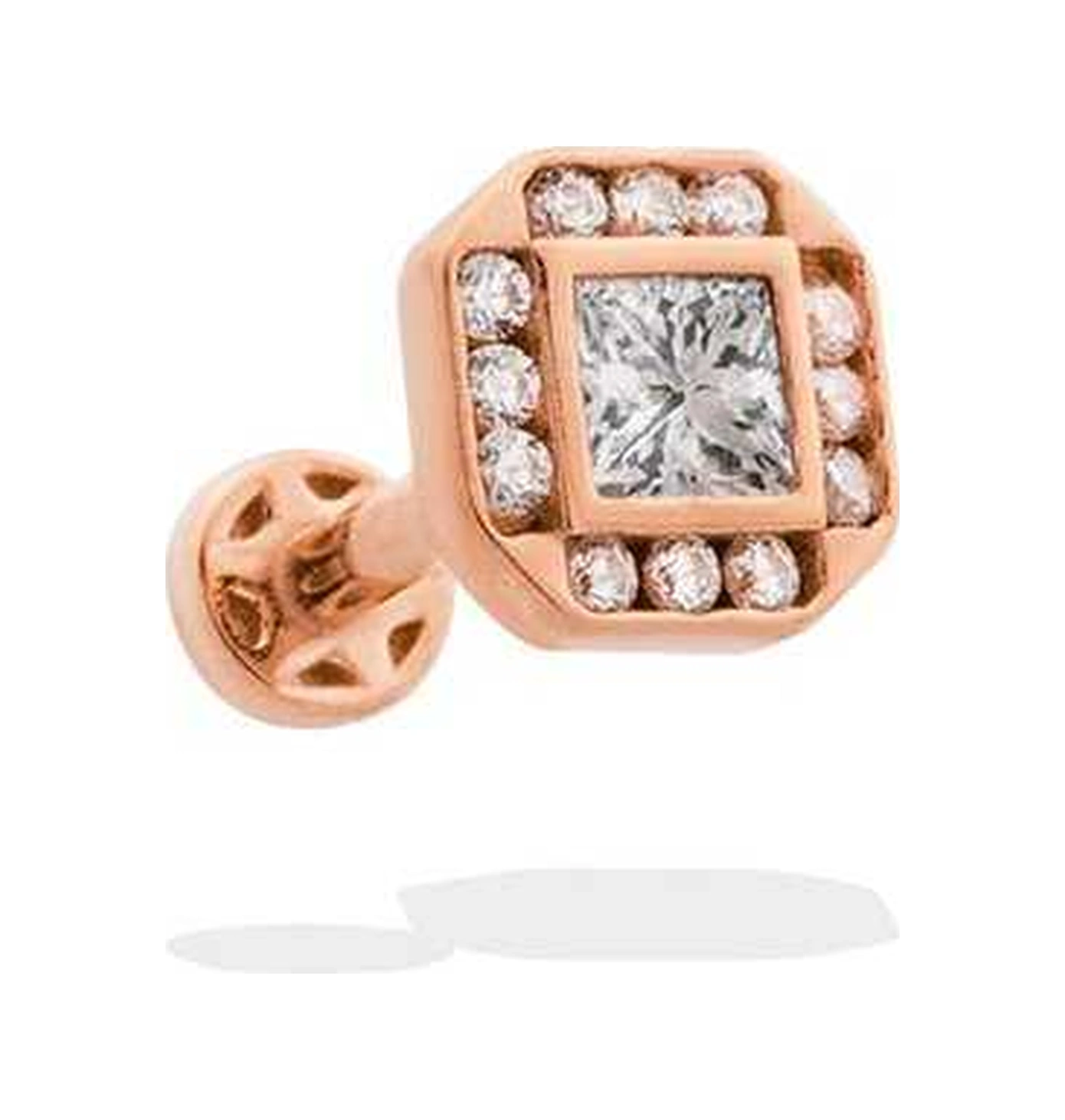 Cherry By Özkonak Mozaik Stone Tragus Piercing Sarı