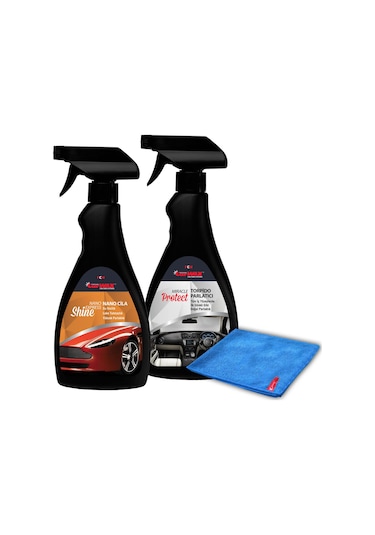 Carwax 2'li Set Nano Islak Cila & Torpido Parlatıcı