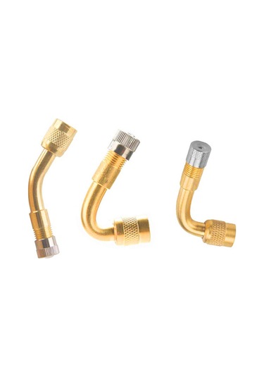 Neevoyu Bronz Lastik Valfi Uzatıcı Çubuk 90 Derece - Otomobil, Motosiklet Ve Kamyonlar İçin Easy Kurulumlu Metal Valf Kapağı