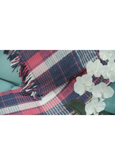 Fluffy Pamuklu Çift Kişilik Peluş Battaniye Çok Renkli