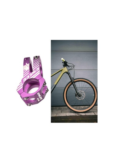 Suntek 31.8mm Dağ Bisikleti Gövdesi Yüksek Mukavemetli Mtb Yol Mor