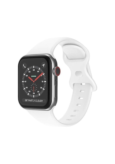 Apple Uyumlu iPhone Watch Ultra 2 9 10 Silikon Kordon Kayış S m Beden 38 40 41mm