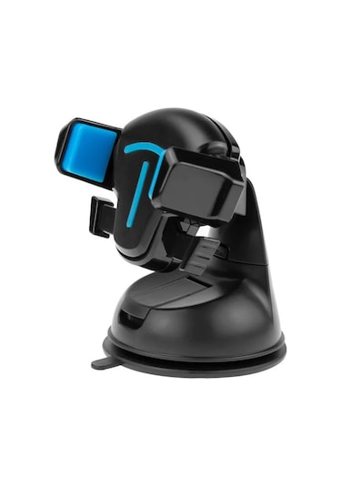 Adaman Premium Serisi A062 Vantuzlu 360 Derece Süper Güçlü Ergonomik Araç Içi Telefon Tutucu Holder - Siyah